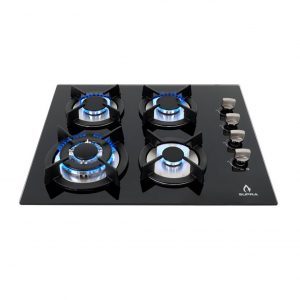 Parrilla de empotrar 50 cm Supra negro