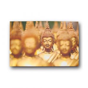Cuadro Decorativo Budas Dorados