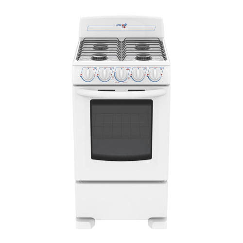 Estufa de piso 50 cm IEM Blanca