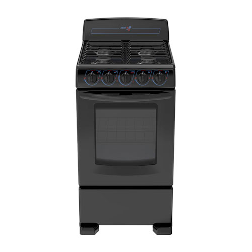 Estufa de piso 50 cm IEM Negra