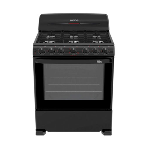Estufa de piso 76 cm Mabe Negra