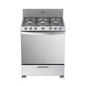 Estufa de piso 76 cm Whirlpool Gris
