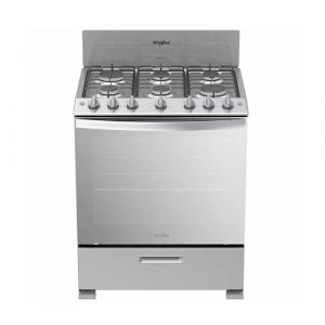 Estufa de piso 76 cm Whirlpool Gris