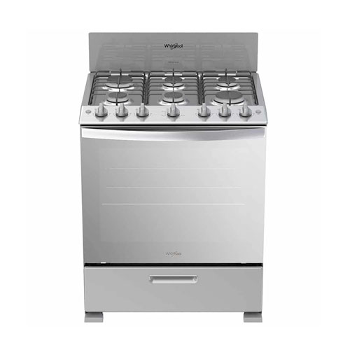 Estufa de piso 76 cm Whirlpool Gris