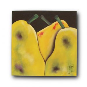 Cuadro Artístico peras amarillas